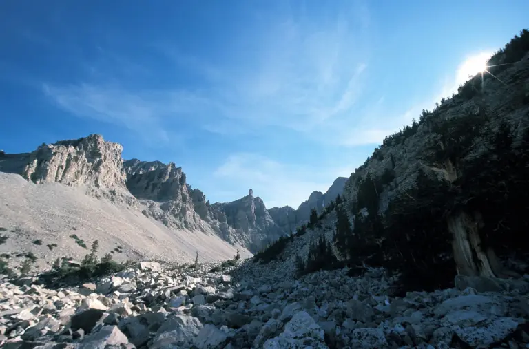 Alpine Felslandschaft unterhalb des Wheeler Peak im Great Basin Nationalpark